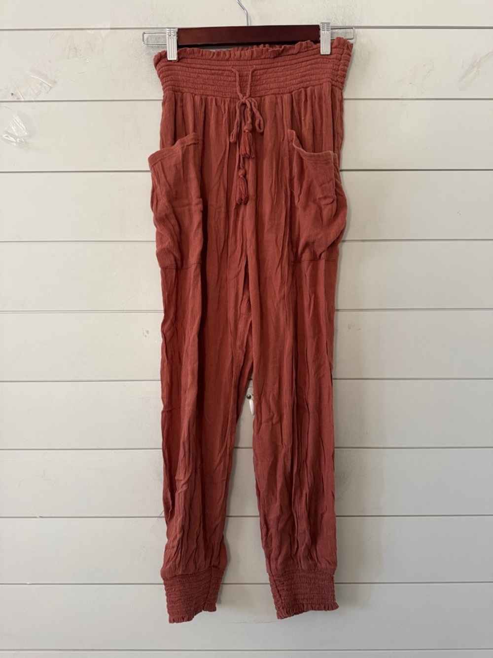 Aerie Size XS Easy Jogger Pants in Rust